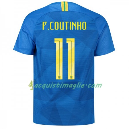 Divisa di Calcio Brasile P.Coutinho 11 Trasferta Mondiali 2018